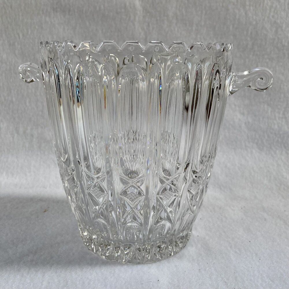 Bohemian Lead Crystal Champagne Wine Cooler Ice Bucket